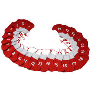 Adventskalender Sockenkette aus Filz
