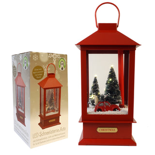 LED Schneelaterne Auto mit Schneefunktion