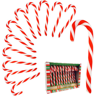 Zuckerstangen rot/weiß 12tlg je 10g essbar