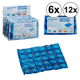 6er oder 12er Set Kühlakku flexibel 24 x 29 cm