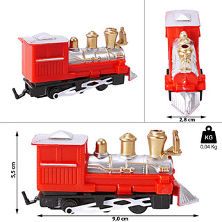 Batteriebetriebene Mini Lokomotive 11teilig Spielzeug Geschenk Minizug Spiel