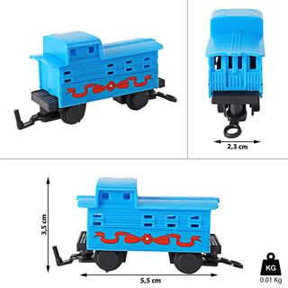 Batteriebetriebene Mini Lokomotive 11teilig Spielzeug Geschenk Minizug Spiel
