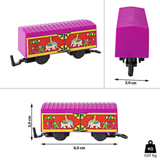 Batteriebetriebene Mini Lokomotive 11teilig Spielzeug Geschenk Minizug Spiel