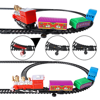 Batteriebetriebene Mini Lokomotive 11teilig Spielzeug Geschenk Minizug Spiel