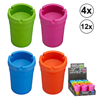 4x/12x Reiseaschenbecher Ø8cm Multifunktionsaschenbecher Auto Travel