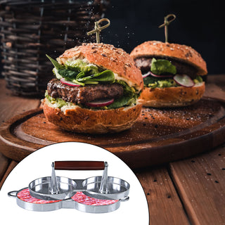 Selfmade Hamburgerpresse für 2 Hamburger