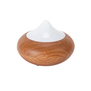 LED USB Aroma Diffusor in Holzoptik mit Wellness-Beleuchtung Duftlampe
