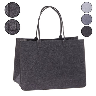Filztasche mit Henkel Einkaufstasche Shopper Tasche Filzkorb Aufbewahrungstasche