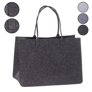 Filztasche mit Henkel Einkaufstasche Shopper Tasche Filzkorb Aufbewahrungstasche