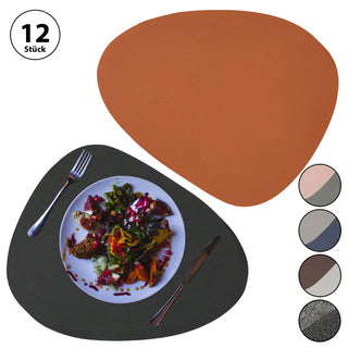 Platzmatte "Apart" 12er Set  Tischset aus Filz 36 x 44 cm Farbwahl