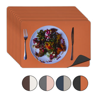 Platzmatte "Change" 12er Set Tischset aus PVC zum Wenden 45 x 30 cm Farbwahl