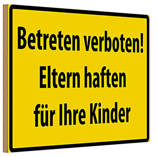 Holzschild Retro 30x20cm Garage parts service Auto Teile