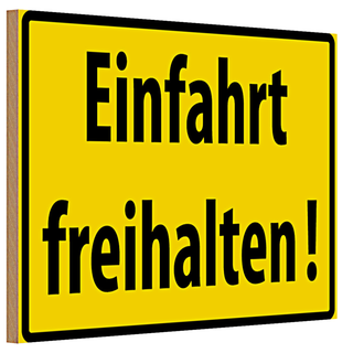 Holzschild Kaffee 30x20cm extra strong Coffee