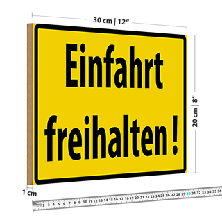 Holzschild Kaffee 30x20cm extra strong Coffee