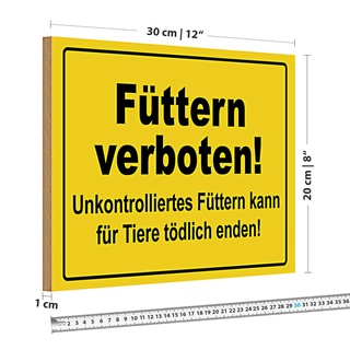 Holzschild Camping 30x20cm welcome to our Campsite