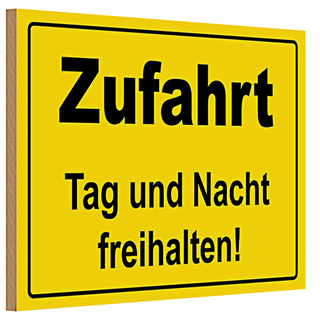 Holzschild Retro 30x20cm Adventure just ahead Outdoor