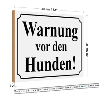 Holzschild Kuh 30x20cm Beef cuts Fleisch Metzgerei