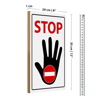 Holzschild Wein 30x20cm Glass of wine? red white