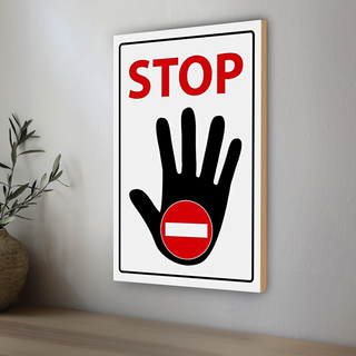 Holzschild Wein 30x20cm Glass of wine? red white