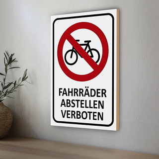 Holzschild Spruch 30x20cm Glück ist kein Ziel Art zu leben