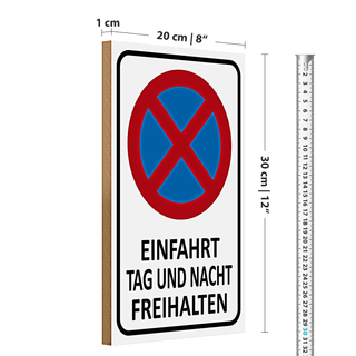 Holzschild Spruch 30x20cm Mann muss tun Frau wird sagen