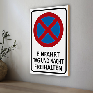 Holzschild Spruch 30x20cm Mann muss tun Frau wird sagen