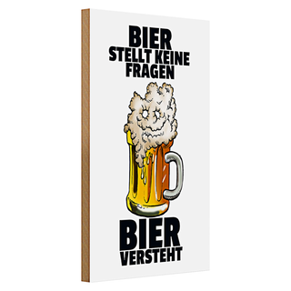Holzschild Spruch 30x20cm Morgen Auftragskiller versagt