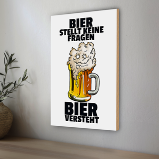 Holzschild Spruch 30x20cm Morgen Auftragskiller versagt