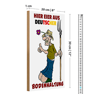 Holzschild Hinweis 30x20cm bitte nicht die Nachbarn stören