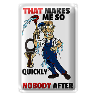 Blechschild Spruch 20x30cm That makes me so quickly