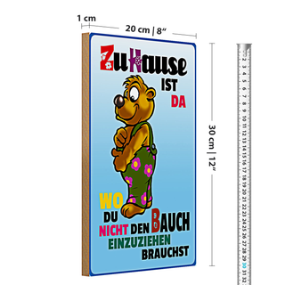 Holzschild Hinweis 30x20cm frischer Spargel Restaurant