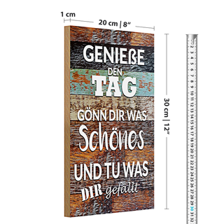 Holzschild Hinweis 30x20cm frisches Wild Wildfleisch