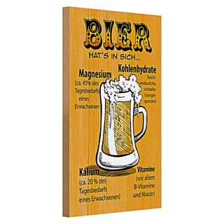 Holzschild Hinweis 30x20cm frische Rhabarber Hofladen