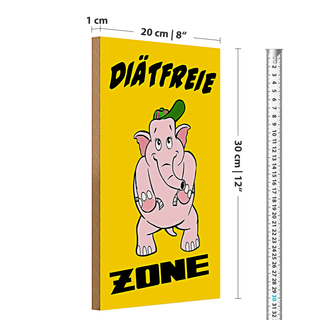 Holzschild Hinweis 30x20cm frische Blumen Verkauf