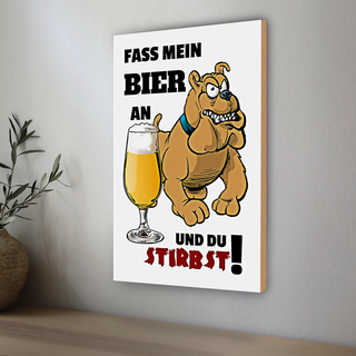 Holzschild Hinweis 30x20cm Fruchtaufstrich Verkauf