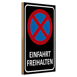 Holzschild Hinweis 30x20cm Honig vom Imker Naturprodukt