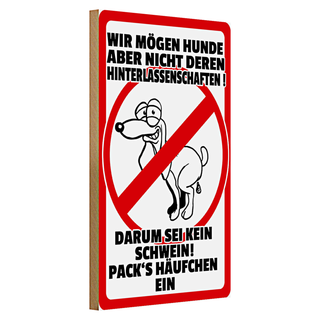 Holzschild Warnschild 30x20cm Parken Verboten gelb