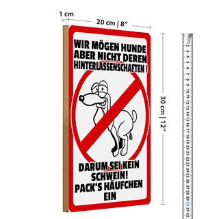 Holzschild Warnschild 30x20cm Parken Verboten gelb