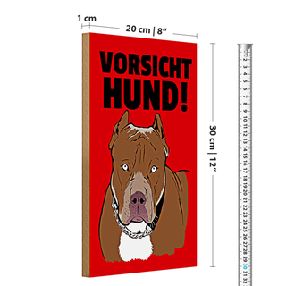 Holzschild Warnschild 30x20cm Betreten Verboten
