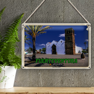 Blechschild Reise 30x20cm Fuerteventura Spanien Centro Arte Canario