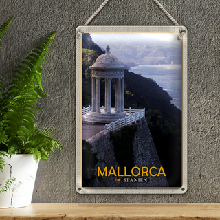 Blechschild Reise 20x30cm Mallorca Spanien Son Marroig Herrenhaus