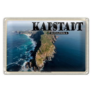 Blechschild Reise 30x20cm Kapstadt Südafrika Kap der Guten Hoffnung