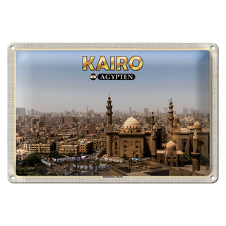 Blechschild Reise 30x20cm Kairo Ägypten Islamisches Viertel