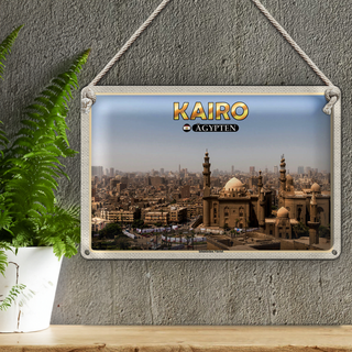 Blechschild Reise 30x20cm Kairo Ägypten Islamisches Viertel