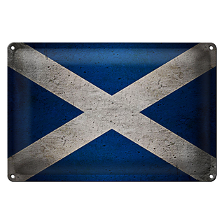Blechschild Flagge 30x20cm Schottland Fahne