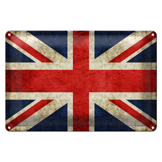 Blechschild Flagge 30x20cm United Kingdom Wanddeko