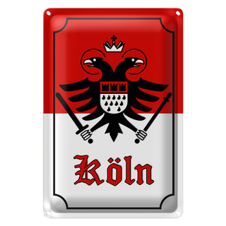 Blechschild Wappen 20x30cm Köln Stadtwappen Stadt