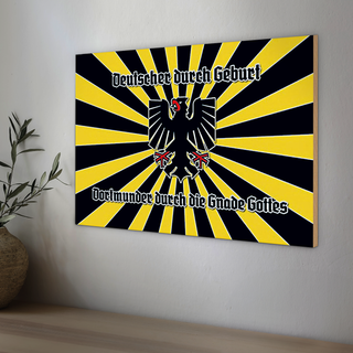 Holzschild Spruch 30x20cm Dortmunder durch die Gnade