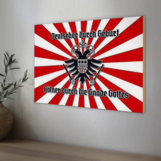 Holzschild Spruch 30x20cm Kölner durch die Gnade Gottes