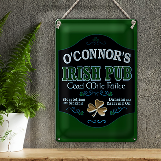 Blechschild Spruch 20x30cm O´Connor`s Irish Pub dancing